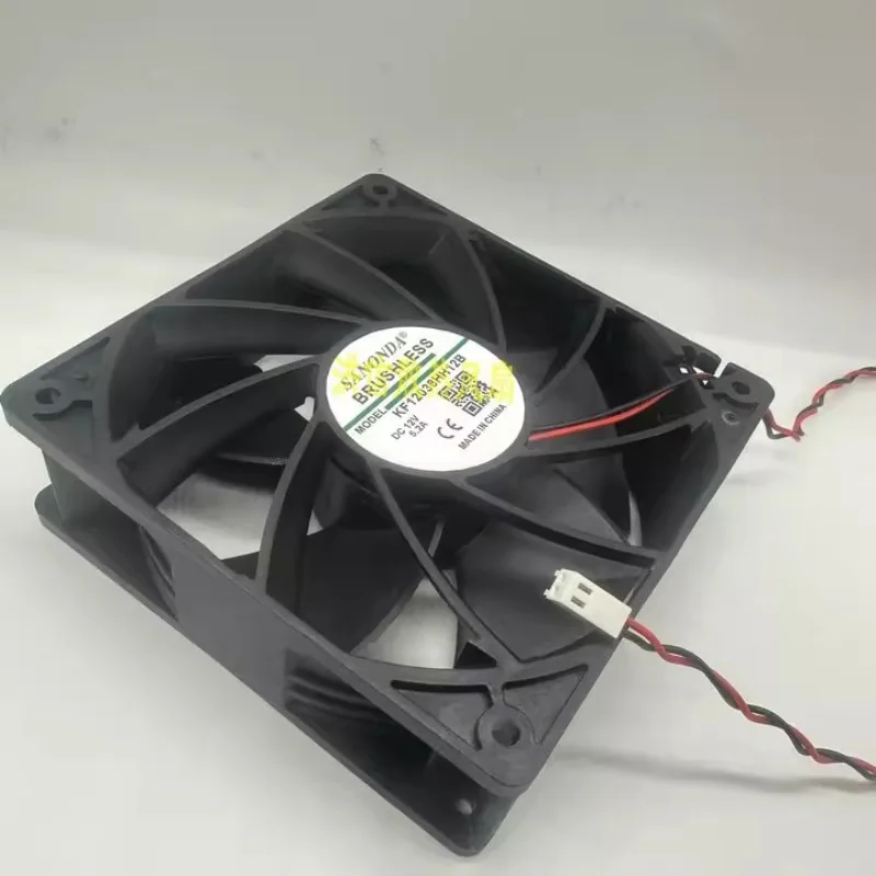 KF12038HH12B 12V 5.2A 12CM 12038 Large Air Volume and High Speed Fan 120 * 120 * 38mm