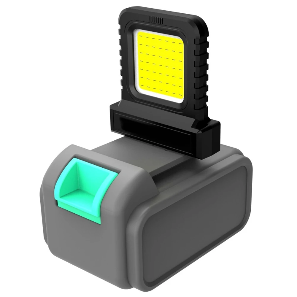 1pc LED Light 14W LED Camping Lantern Mini Pocket Work Light Adjustable Battery Interface Power Tool Light