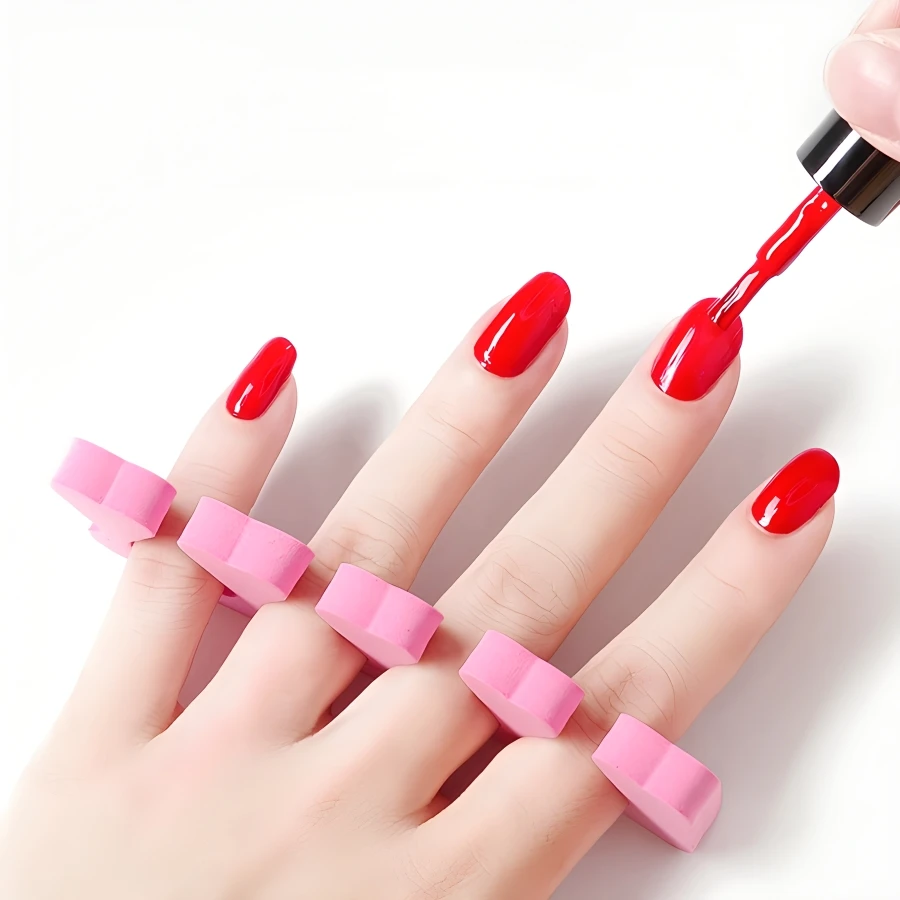 

200pcs/Pack Nail Art Toe Separators Fingers Foots Sponge Soft UV Gel Polish Beauty Tools Manicure Pedicure Pack Nail Kits 2030