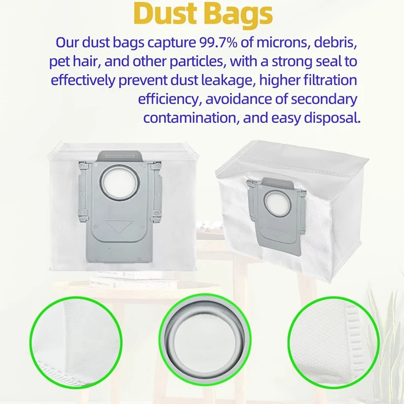 แปรงดูดฝุ่นหลักสำหรับ roborock Q5 pro/ Q5 Pro +/Q8 MAX/Q8 Max + หุ่นยนต์ดูดฝุ่นแปรงด้านข้างหลัก