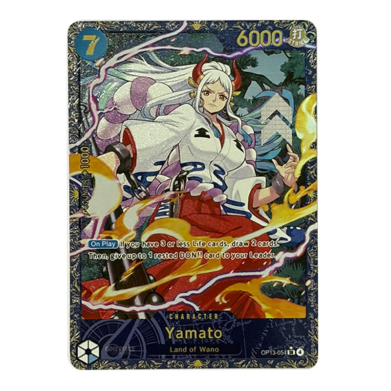ONE PIECE English Version Yamato Collection Cards Tony Tony. Cooper DIY High Quality Self Made Game Anime Cards Gift Toys