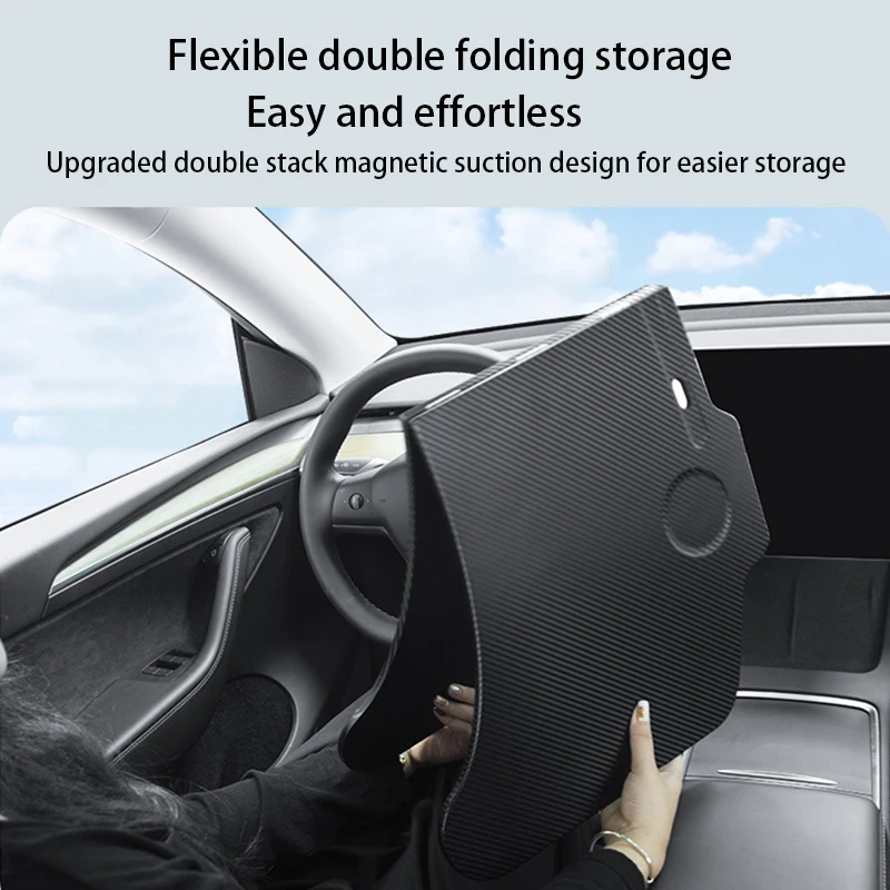 GDBCHZDM per Tesla Model 3 Y Highland 2018-2024 volante vassoio per Laptop scrivania per alimenti tavolo da ufficio portatile accessori per auto