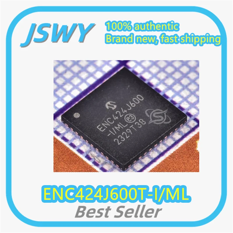 

(3/30 pcs) ENC424J600T-I/ML ENC424J600 QFN44 Integrated Circuit IC In Stock Large Inventory