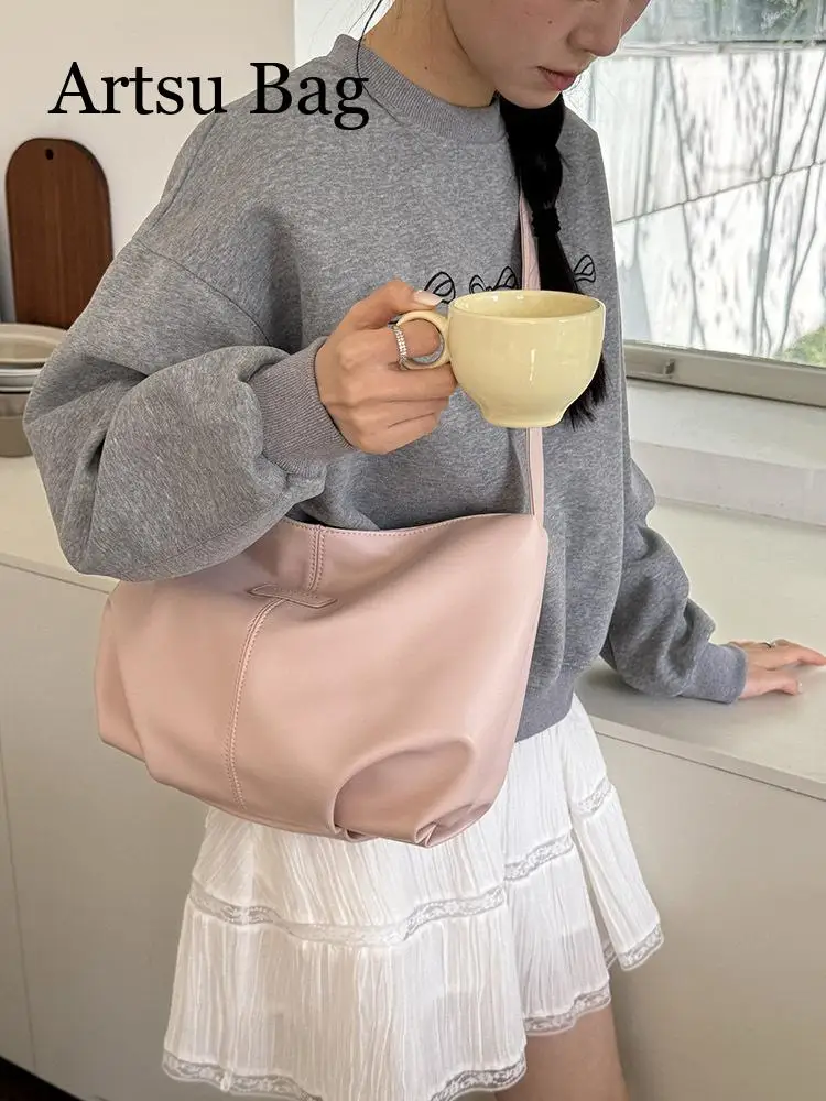 Student Leisure Tote Bag Women's Handbag 2024 New Trendy Korean Versatile Large Capacity Shoulder Crossbody Bag