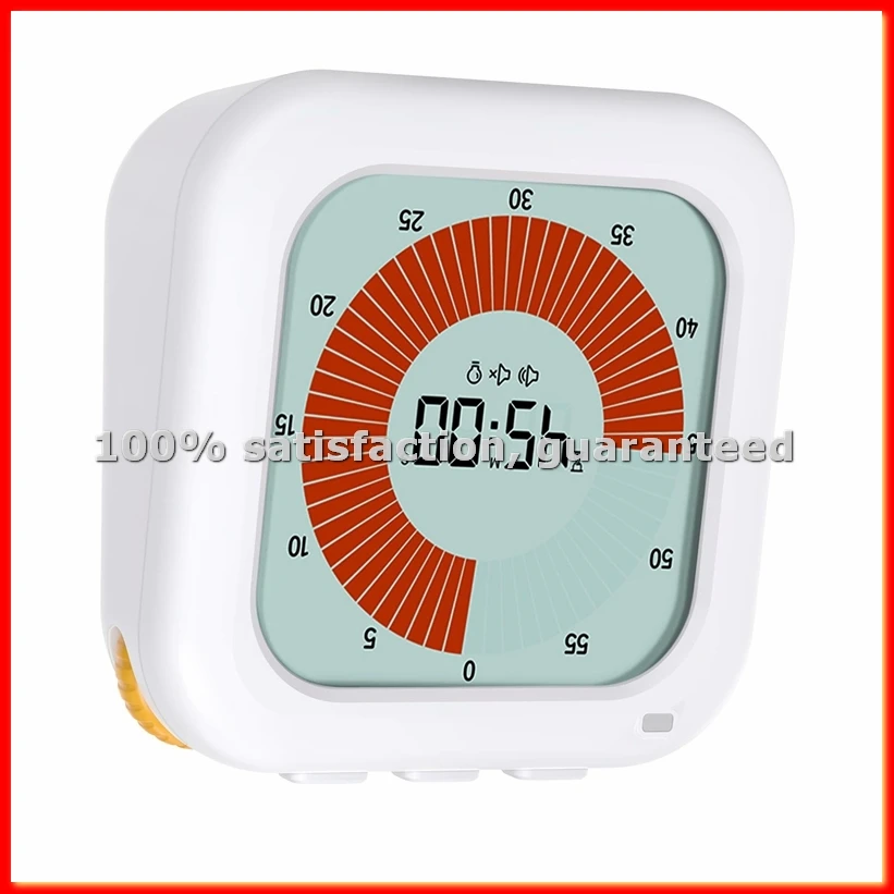 Visual Timer for Kids, 60 Minute Digital Kids Timer Classroom Timer with 3 Alarm Modes, Time Management Tool-A13G