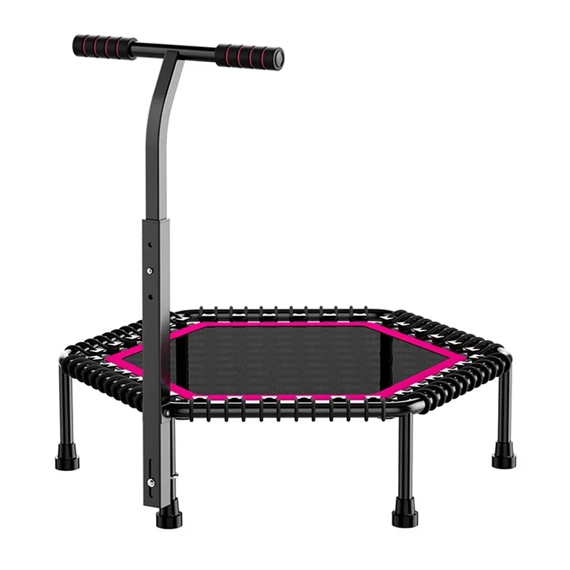 Mini Trampoline For Adults Indoor Small Rebounder Exercise Trampoline For Workout Fitness