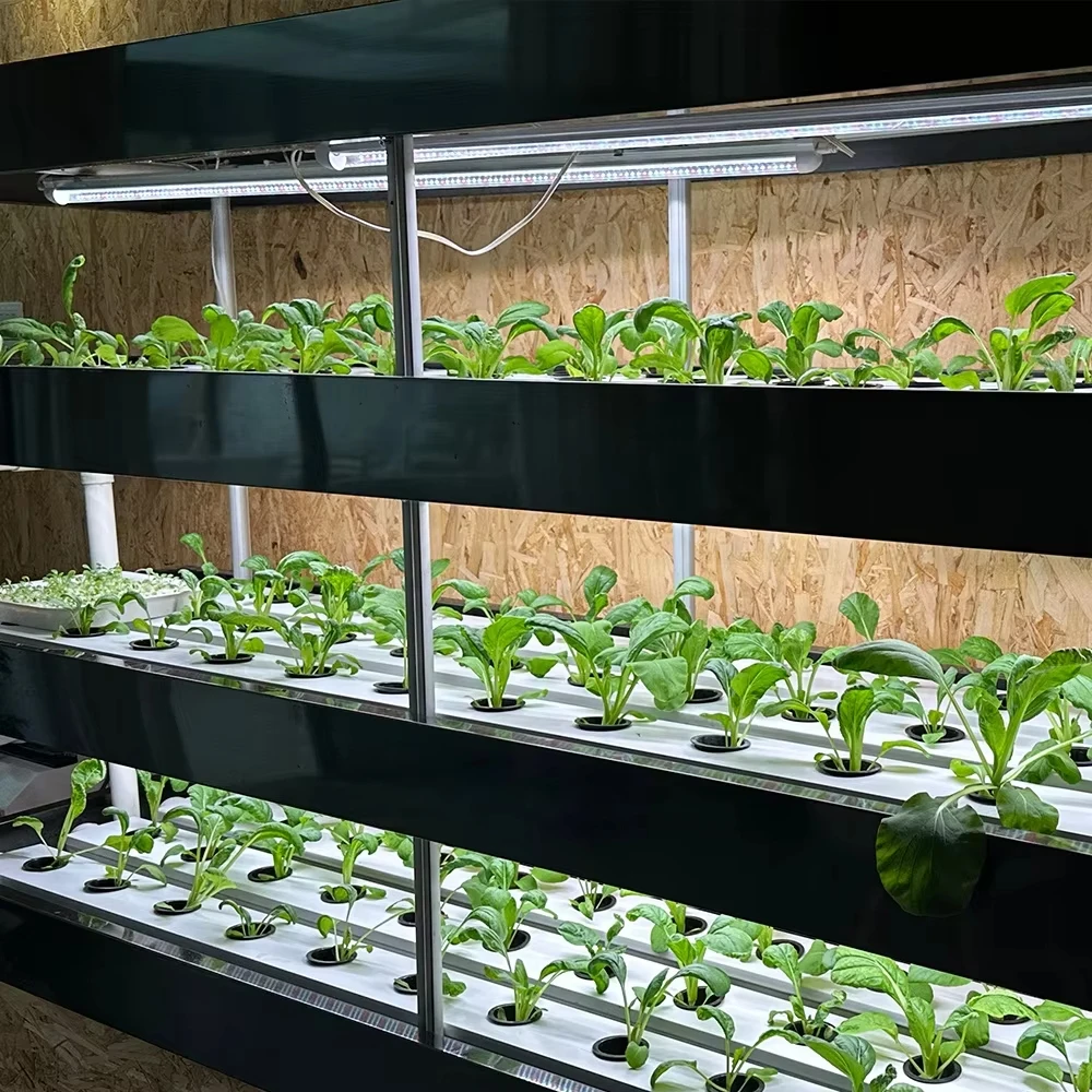 Pvc Large Nft Hydroponic Channel Pipe Irrigation Vertical Hydroponics Tower Growing Equipment Nft System