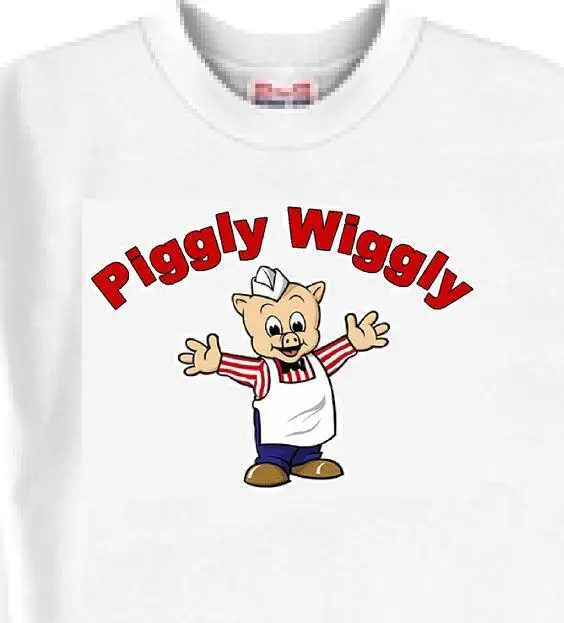 

Мужская и женская футболка Piggly Wiggly с коротким рукавом