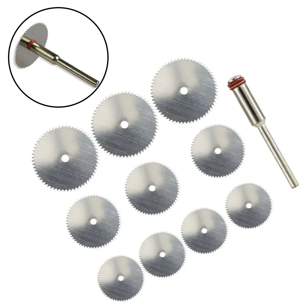 11PCS HSS Circular Saw Blade Cutting Disc Grinding Wheel Rotary Tool For Metal Cutter Wood Cutting Tool Disc Woodworking Tool