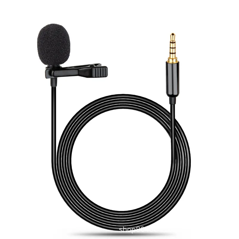 

Lavalier Mini Microphone Conference Recoding Mic for Smart Phone and Computer K Song Interview Microphone For PC