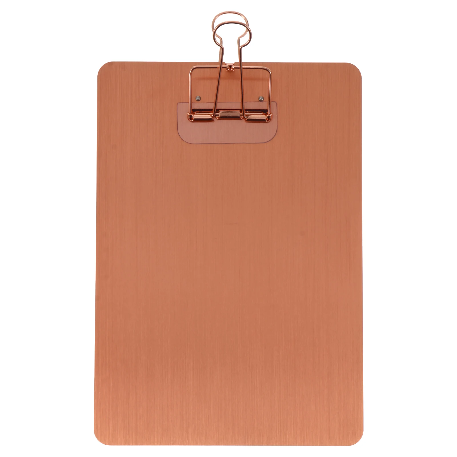 

Stationery Stainless Steel Notepad Board Paper Clip Memo Holder Drawer with Golden
