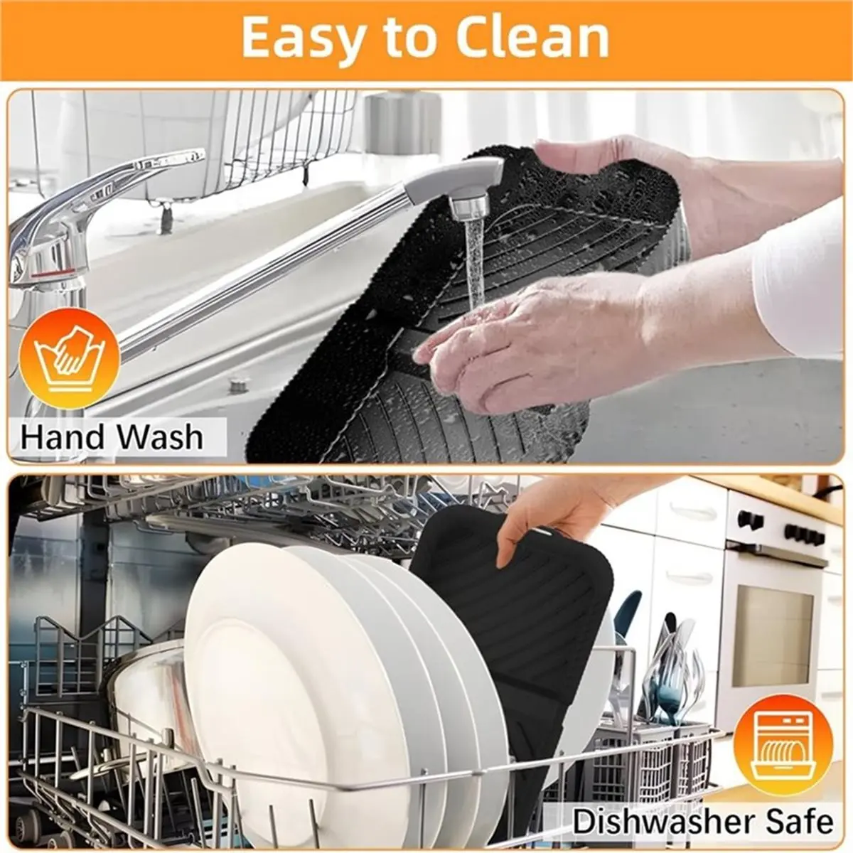 

(A64E) Аксессуары для аэрофритюрницы Ninja Foodi Flexdrawer 10.4 L, силиконовая форма для аэрофритюрницы AF500EU AF500EUCP