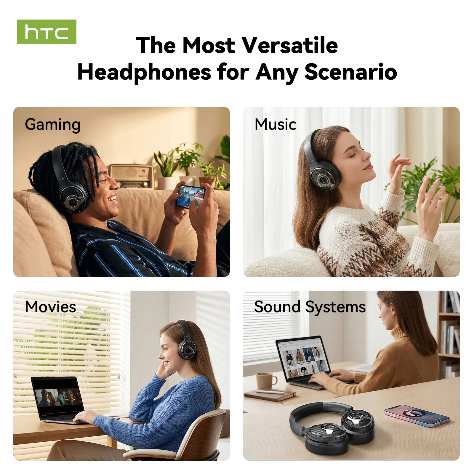 سماعات رأس HTC HP09 ستيريو مع  - مراجعة Phone Cases Officeworks وسعره