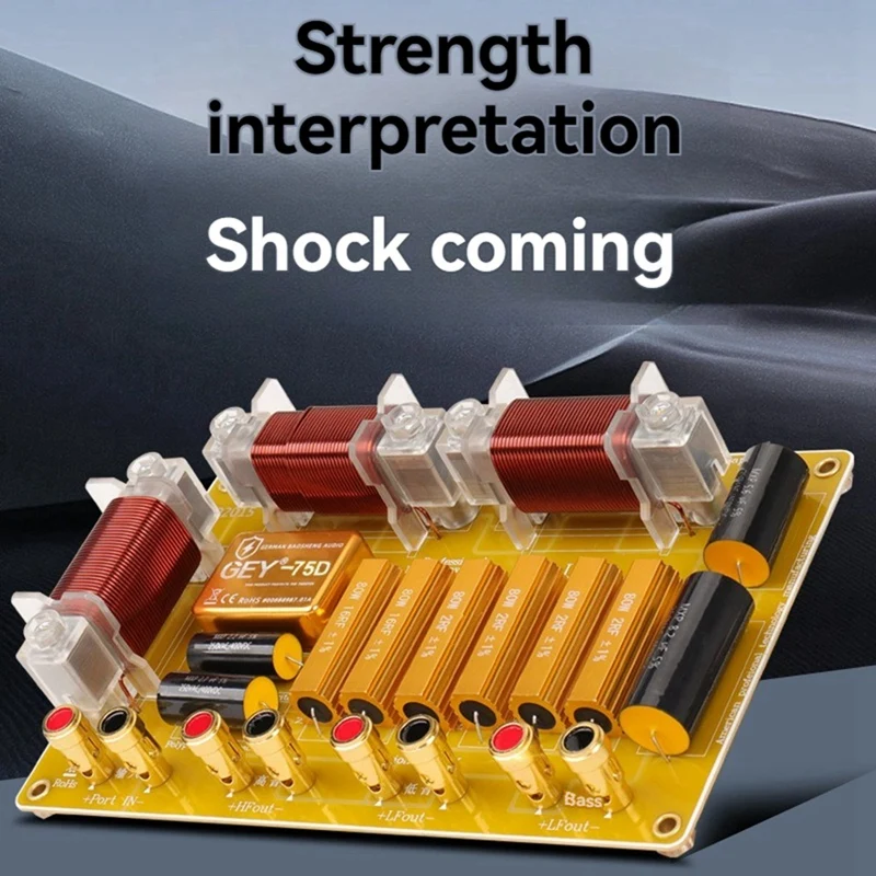 Аудиоразделитель Кроссовер Двусторонний делитель Двойной 15-дюймовый 12-дюймовый Высокая производительность Защита звука Высокий и низкий динамик для сцены