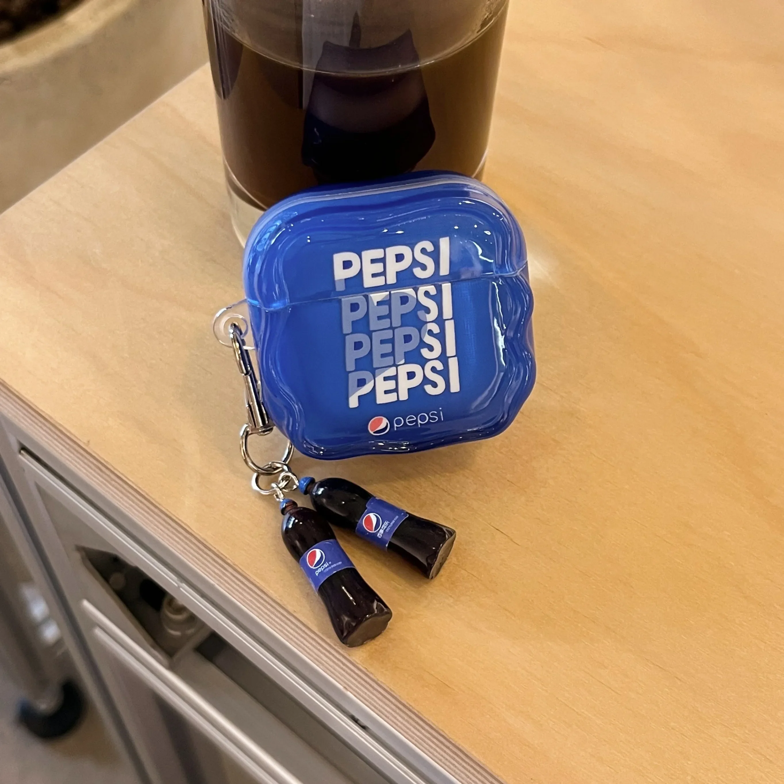 Para Apple AirPods Pro3 2025 1 2 4 3 Pro 2 funda Mineral agua bebidas botellas de cerveza auriculares cubierta protectora con fundas colgantes