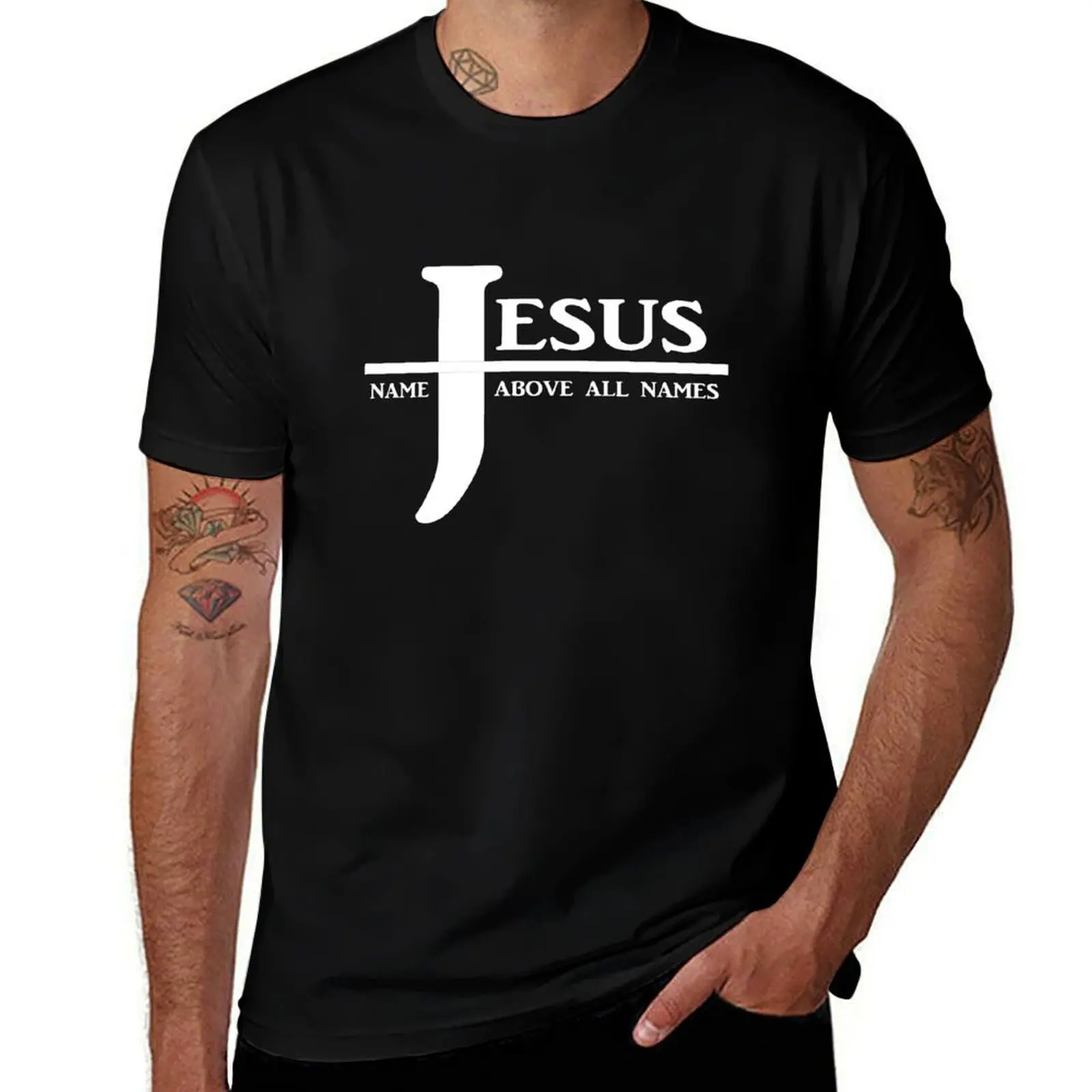 

Jesus - Name Above All Names T-Shirt t shirt man luxury t shirts for man graphic funny t shirts for man graphic vintage T-shirt