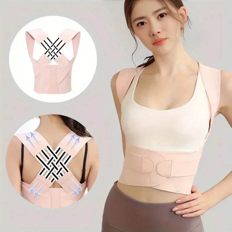 

Posture Corrector for Women and Men, Adjustable Shoulder Posture Brace, Back Straightener Posture, Used for Middle Upper Spine