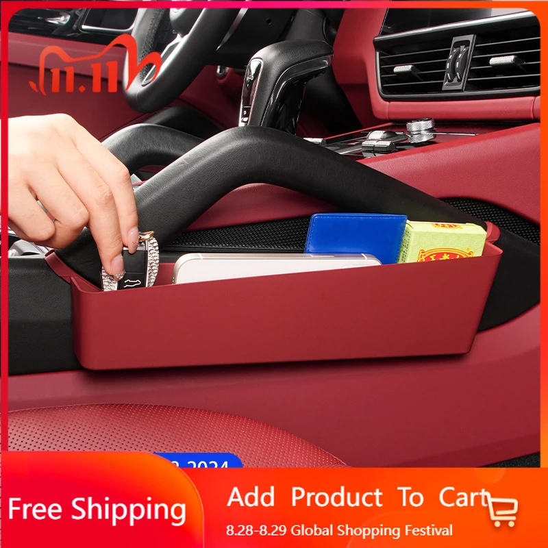 

Interior Stickers Center Console Gap Storage Box For Porsche Cayenne 2018 2019 2020 2021 2022 2023 2024 Car Central Phone Holder