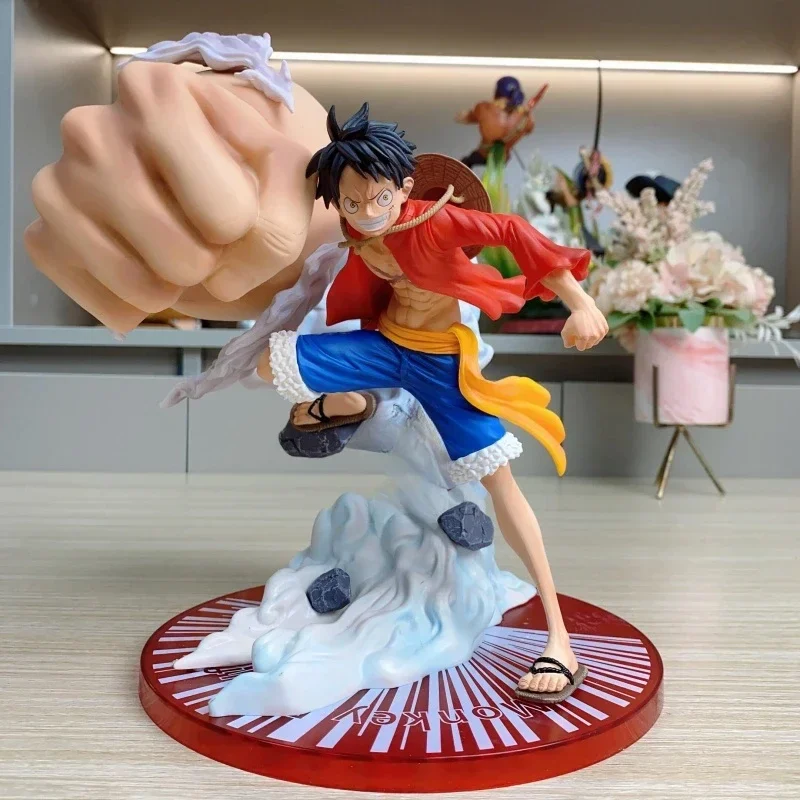 

One Piece Action Figure Bt Fist Double Head Three Gear Big Hand Luffy Resonance Series Hand Model Doll Decoration Children Toys