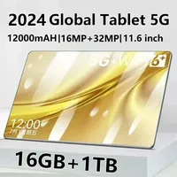 2024 5G New Global Version Tablets Android 13 Tablet Pro 4G 11.6inch  12000mAh Network  16GB RAM 1TB ROM MTK6797 Wifi 10 Core