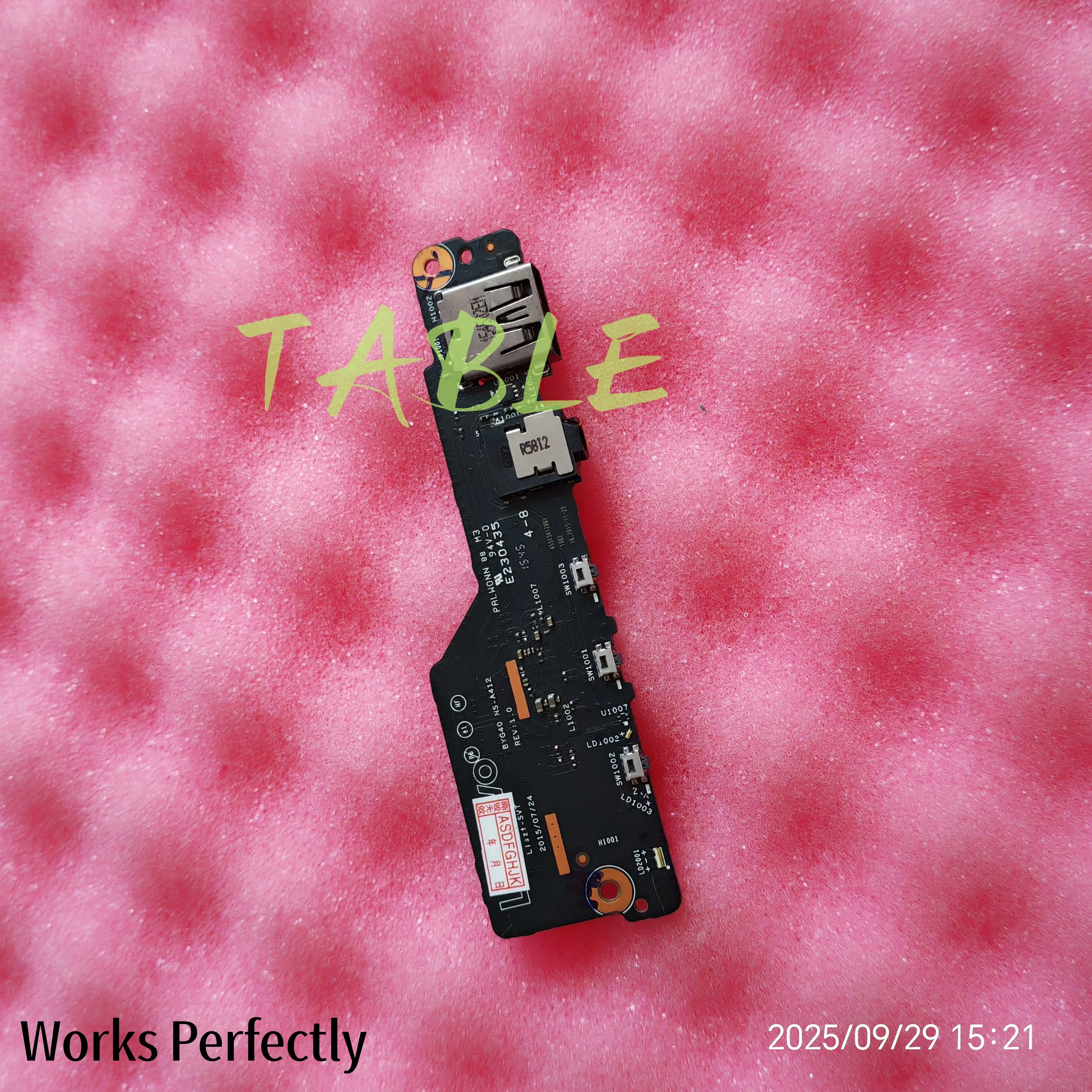 

NS-A412 Laptop For Lenovo Yoga 900-13ISK USB Audio Board Power Button