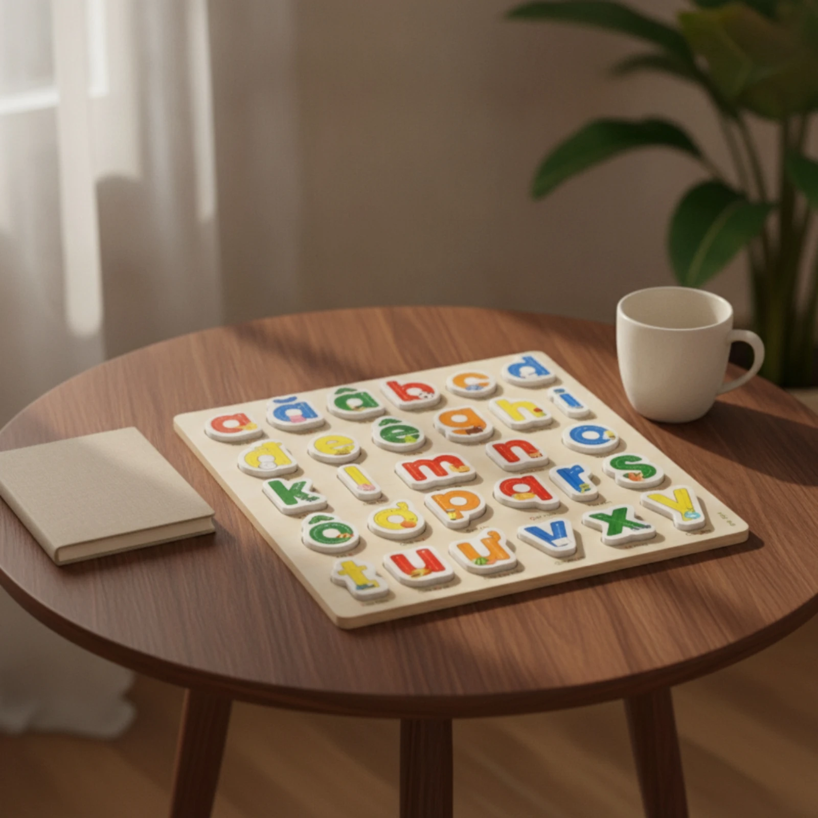 アルファベットパズル-教育用アルファベットマッチングゲーム-文字パズル-立体玩具-明るい色のパズル-就学前児童、教室向け