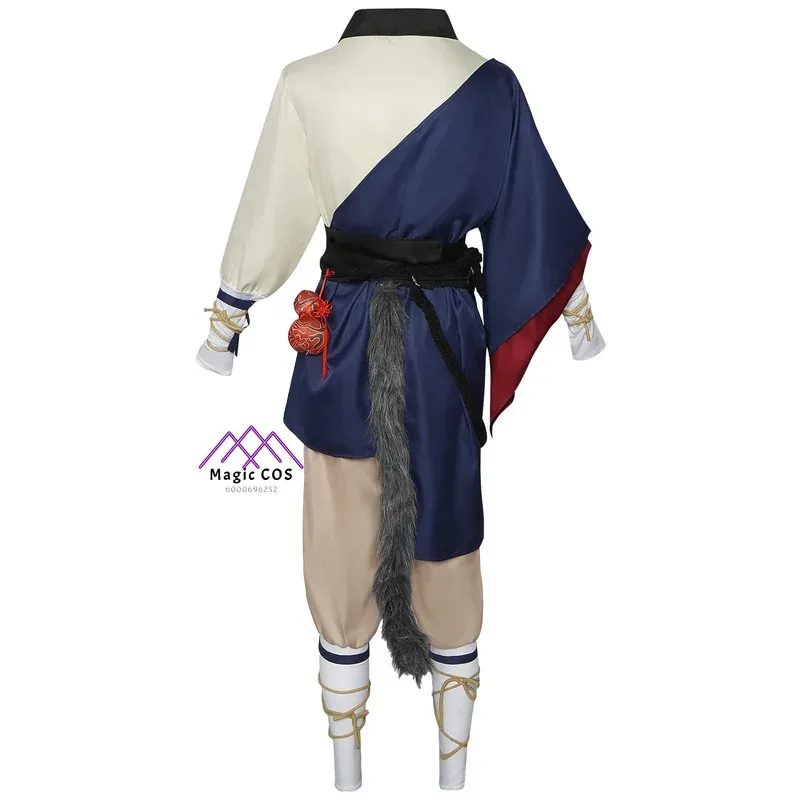 Gioco anime Black Myth Wukong The Destinated One Costume cosplay con maschera Wukong per esposizione di fumetti Vestito da gioco di ruolo di Halloween
