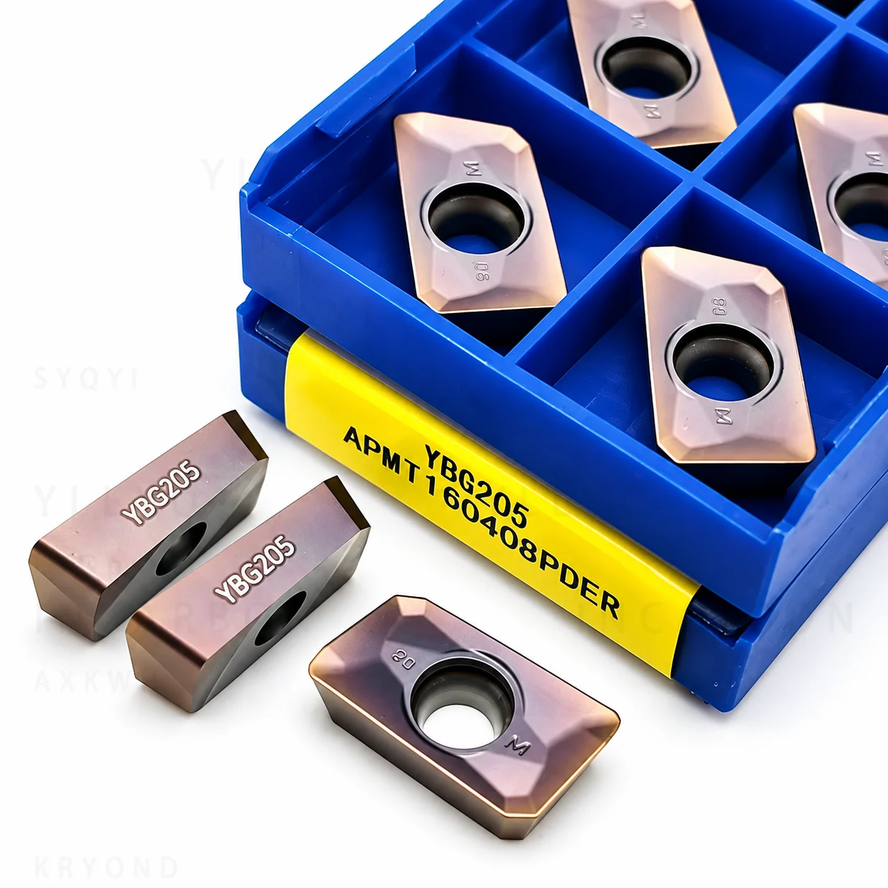 APMT1135PDR APMT160408PDER YBG205 Carbide Inserts APMT1604 Milling Cutter CNC Lathe Turning Tool 100% Original Metal Cutting
