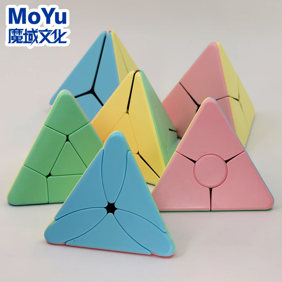 Moyu Magic Tower Trigonal Magical Pyramid Cubes Series Bead Corner Twist Windmill Boomerang Triangle Maple Leaf Logi Wisdom Toys