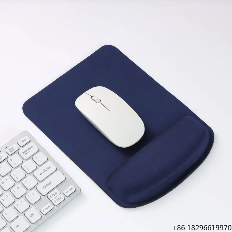 Custom Color Rectangular Wrist Rest Mousepads Wholesale Ergonomic Mouse Pad with Wrist Support