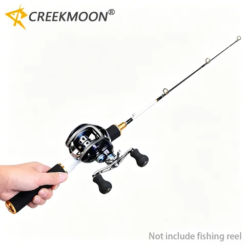 70cm Ice Fishing Rod with Solid Tip Winter Mini Fishing Rods Boat Portable Pocket Combo Pen Pole Lures Spinning Casting Hard Rod