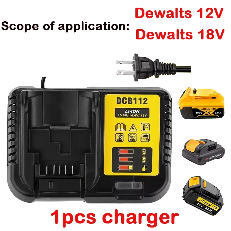 

Литий-ионный аккумулятор DCB112 для инструментов Dewalts 12 В/18 в/20 в аккумулятор DCB206 DCB184 DCB182 DCB200 Бесплатная доставка