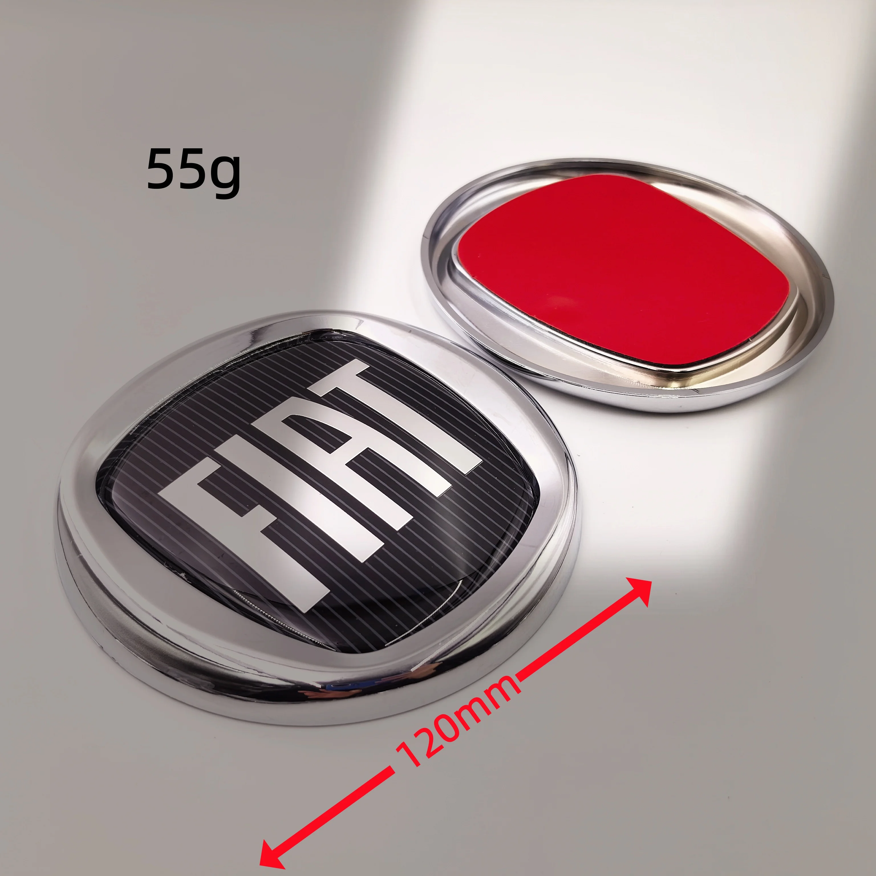 8,5/9,5/10/12 cm 85/95/100/120 mm Auto-Emblem für FIAT Autohaube vorne hinten Abzeichen 2/3/4-Pin-Emblem