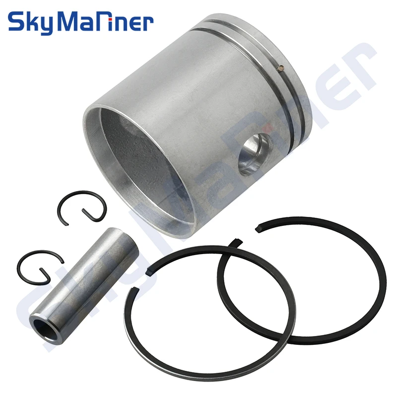 Marine Motor Piston Set (STD) 6L5-11631-00-96 6L5-11631-00, 6L5-11610-00-00 For Yamaha 3HP Outboard Engine 2 Stroke 6L5-11631