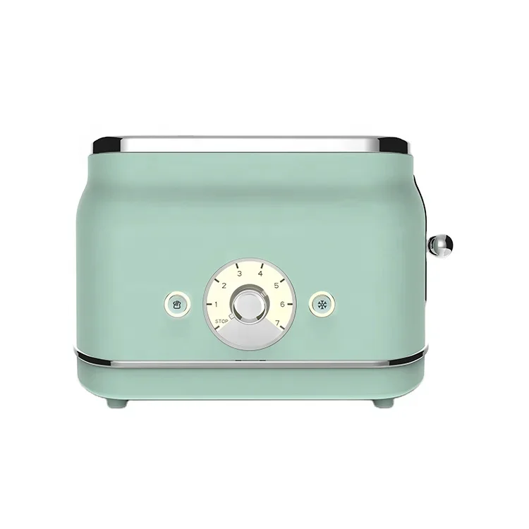 retro bread toaster stainless steel housing 2 slice electric multifunction oven toaster griller