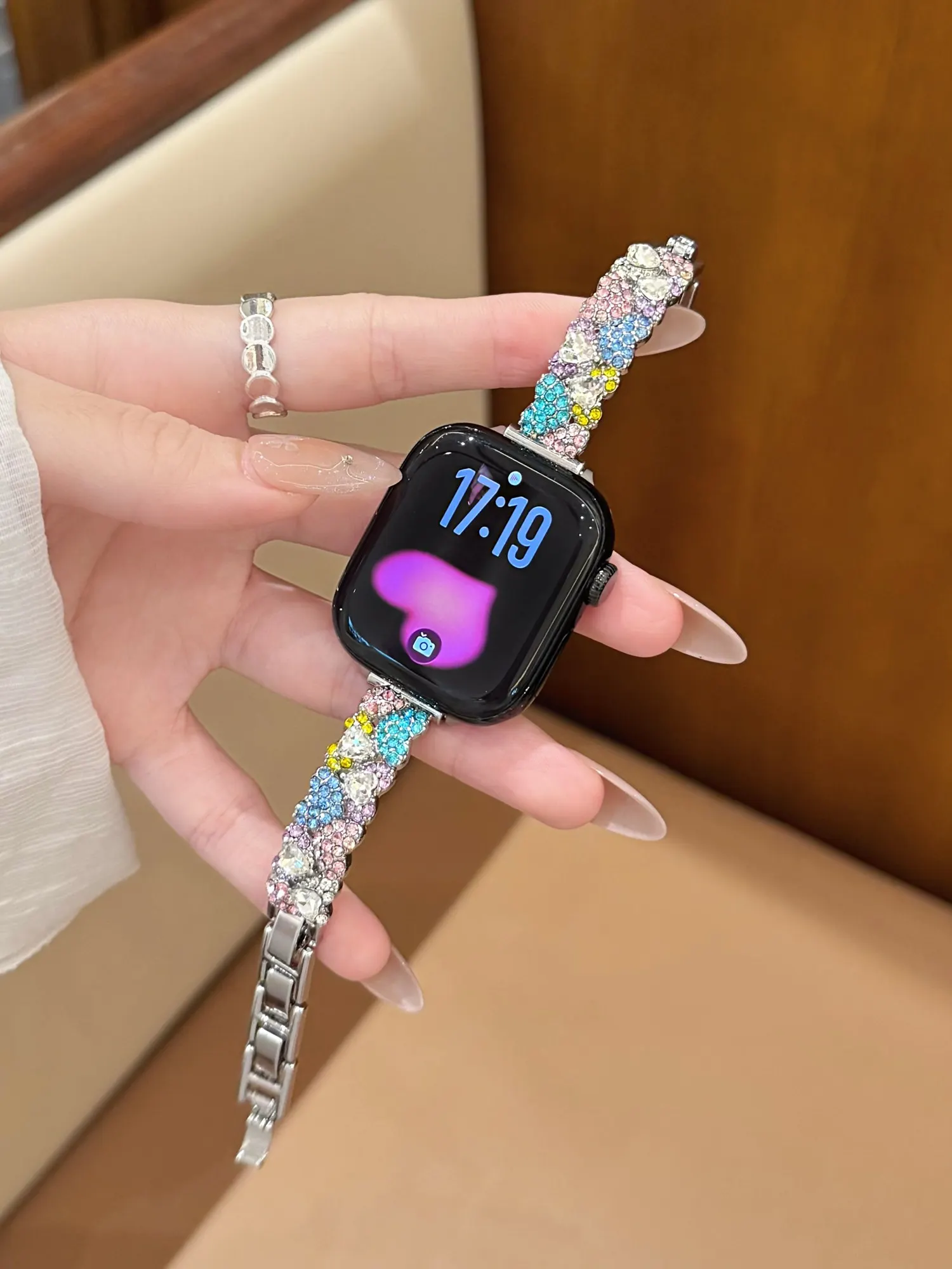 Advanced heart-shaped metal strap For Apple Watch band women Series S11/10/7/6/5/9 40mm 41mm 42mm 44mm 45mm 46mm Strap