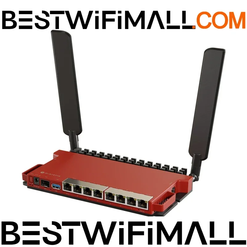 

MikroTik WiFi Router L009UiGS-2HaxD-IN Powerful Dual-Core ARM CPU With PoE 2.5G SFP Port 2.4 GHz 802.11AX Dual-Chain Wireless