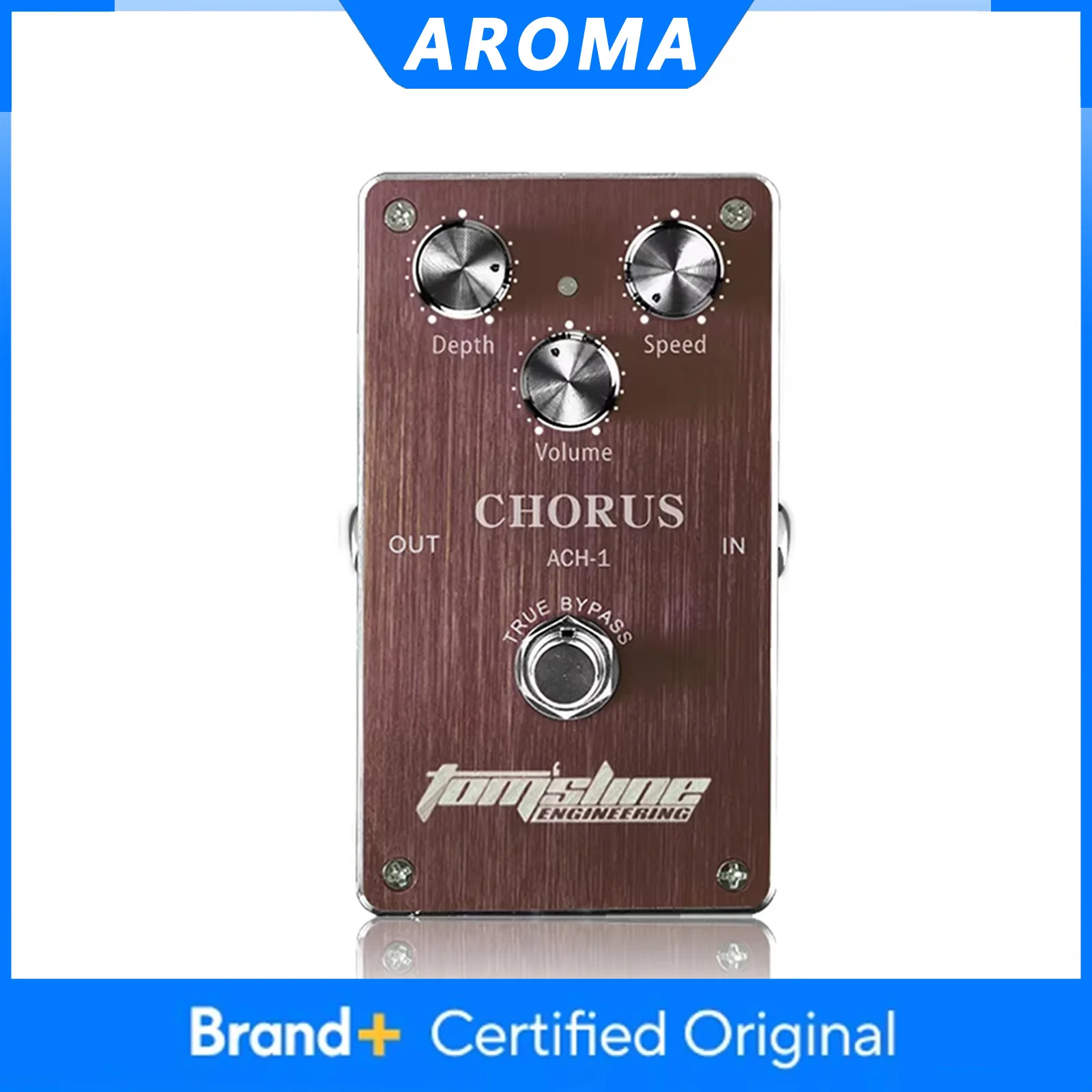 

AROMA ACH-1 Chorus Guitar Effect Pedal Built-in Operation Amplifier True Bypass Metal Shell Electric Guitar Parts & Accessories