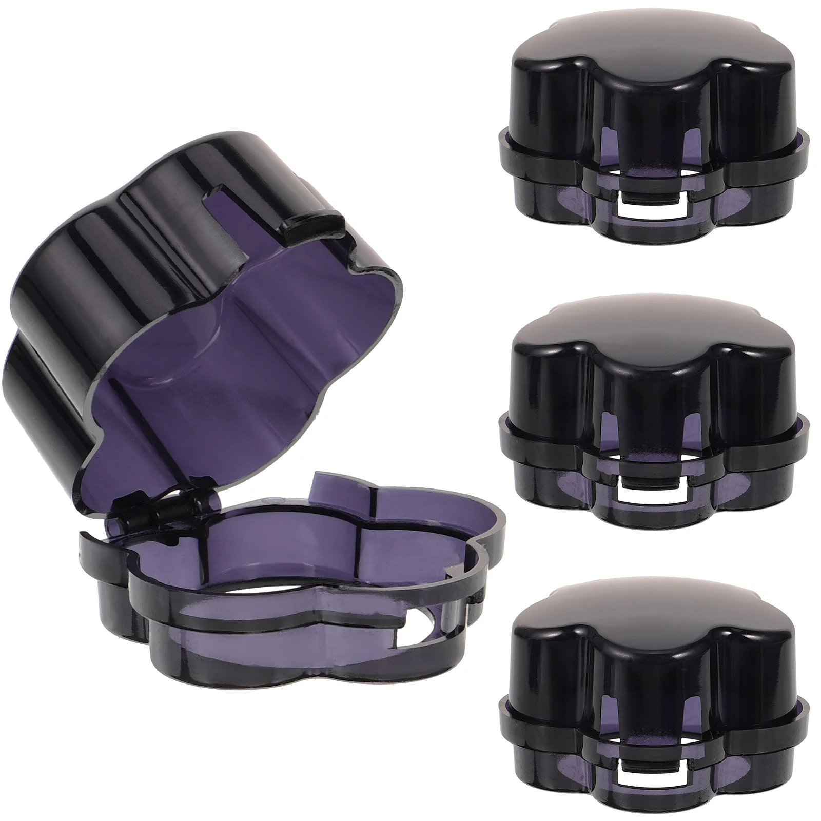 

4pcs Stove Knob Covers Child Safety Guard Durable Plastic Baby Proof Oven Lock Gas Stove Protection High Temperature Resistant