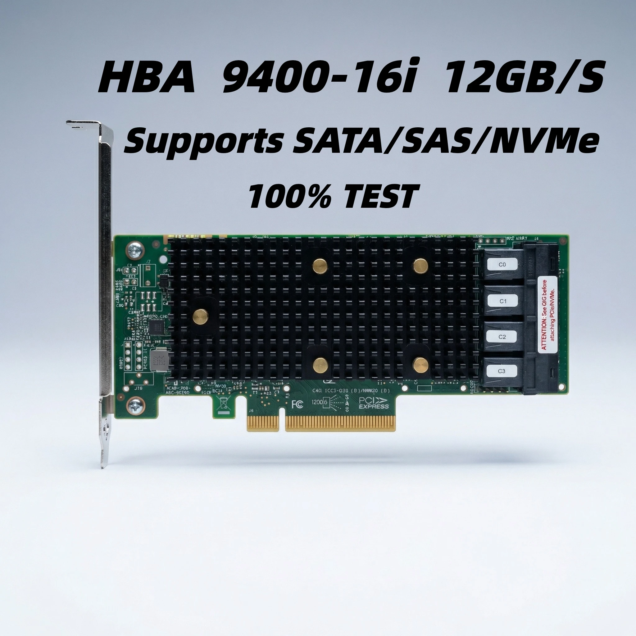 

LSI 9400-16i 9400-8i HBA 12 Gbps PCIe 16 Port IT Mode JBOD
