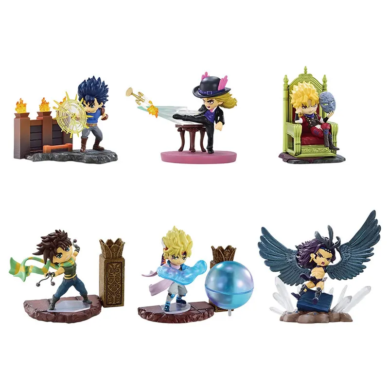 Rement JoJo S Bizarre Adventure Jonathan Joestar Action Figure Blind Box Collectible Model Desktop Decoration For Anime Fans view 5