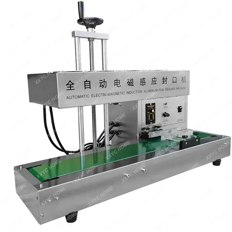 Automatic Continuous Sealer Electromagnetic Induction Sealing Machine Aluminum Foil Bottle Cap Sealer