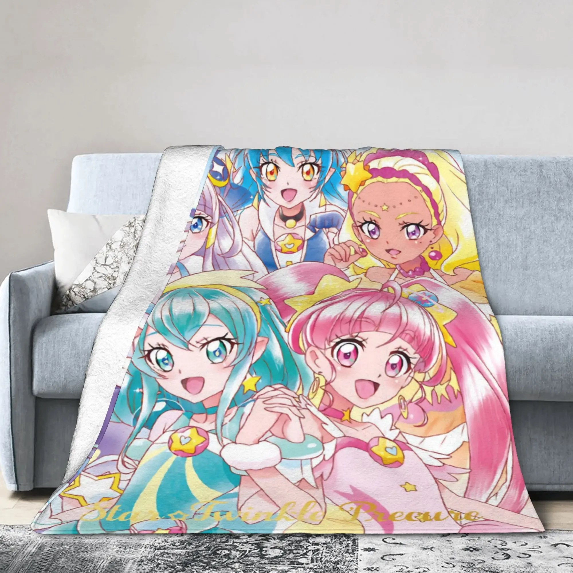 Soaring Sky Pretty Cure Merch Blankets Super Soft Fleece  Throw Blanket Comfortable Quilt