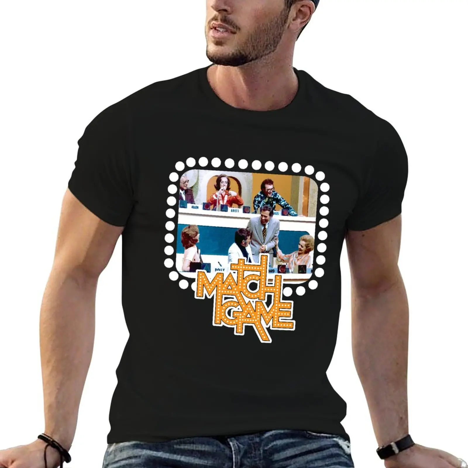 Match Game cast tribute T-Shirt t shirt man plain man tshirt mens graphic t shirts T-shirt
