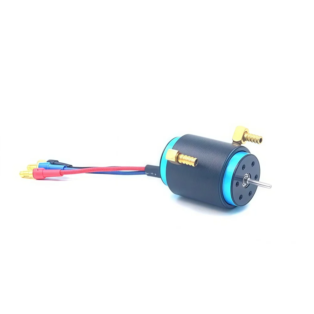

FATJAY 2440-4300KV 4-poles 2.3mm Shaft Inrunner Brushless DC Motor with Water Cooling for RC 70cm Boat 1/16 1/18 Car Buggy