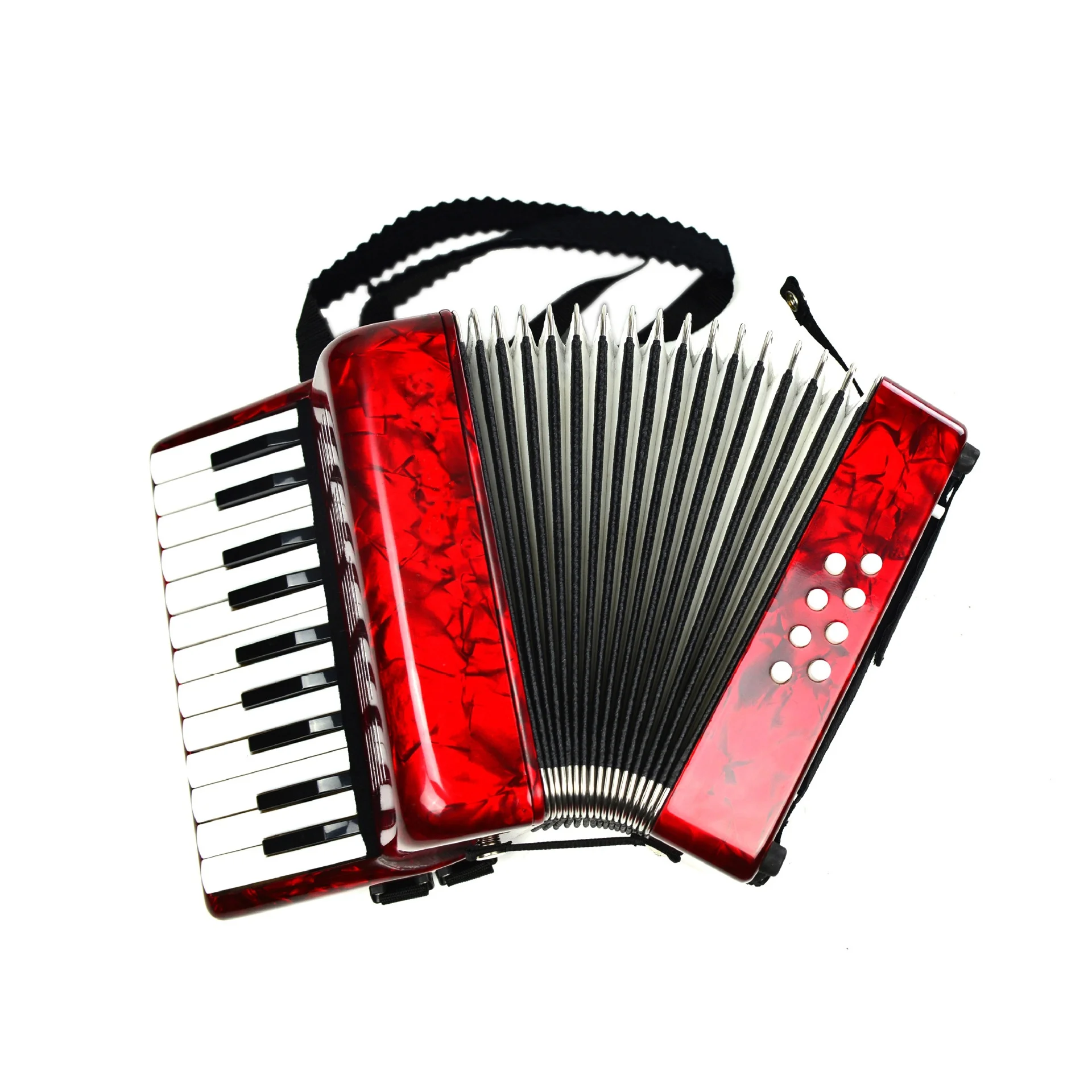 

Seasound OEM Chromatic Accordion JP2208 8 Bass Student Piano Keyboard 22-Key Wood Instrument