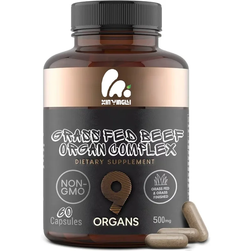 

60 capsules of grass fed beef organ complex