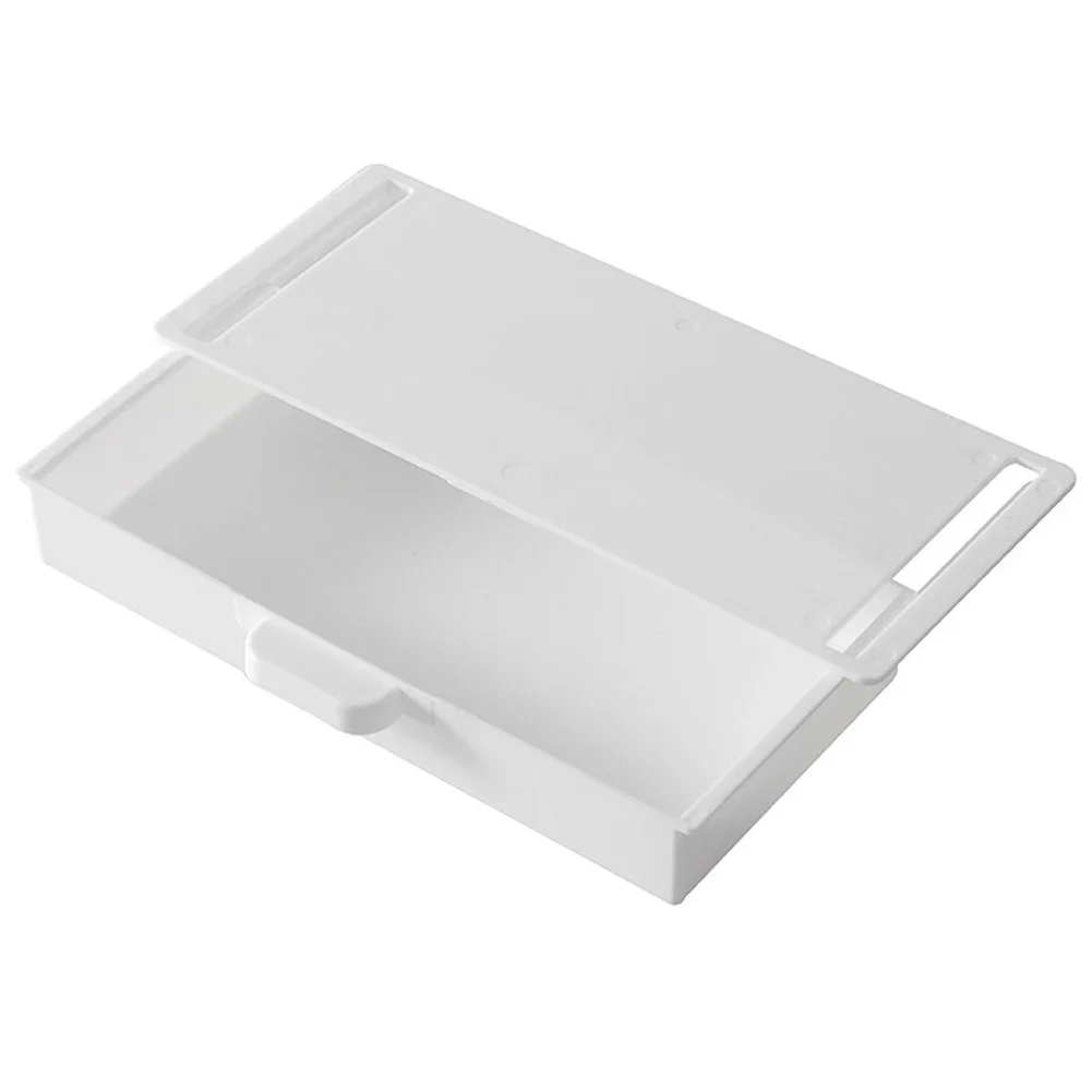 Table Shelf Storage Box Pull Out Storage Box Under Pencil Tray Desk Drawer Organizer Large Capacity Undertable Drawer