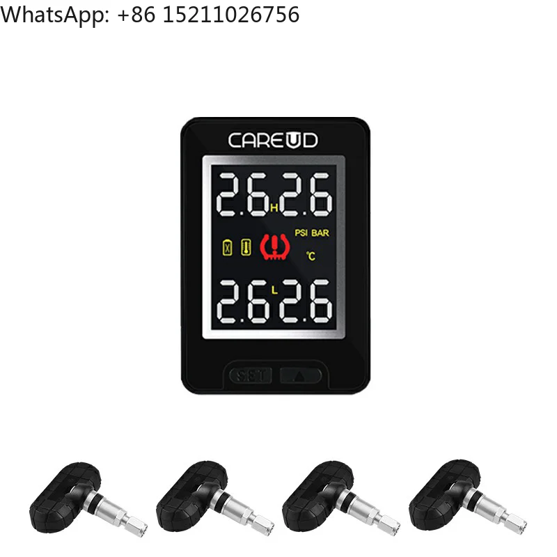 

CAREUD U912 TPMS для Honda Toyota Nissan Mazda автомобильная электроника беспроводная система давления в шинах