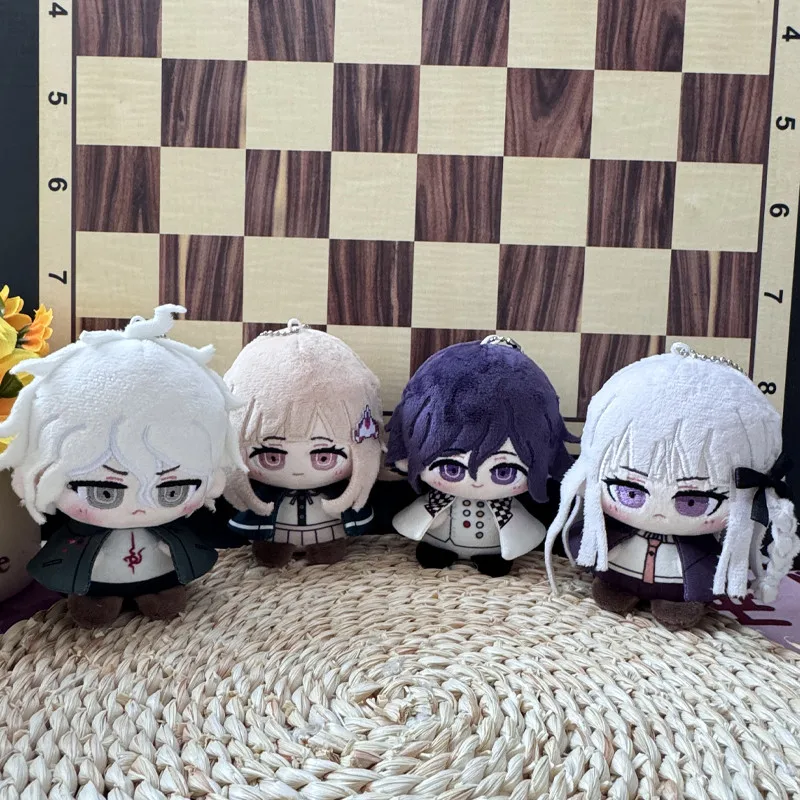Danganronpa Kyoko Kirigiri Kokichi Oma Nagito Komaeda Sitting Plush Doll Keychain Anime Fans Merch Cute Pendant Bag Charm